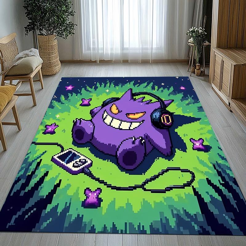 Gengar Pokemon Cartoon Ectoplasma Living Room Non-Slip Area Rug Soft Carpet for Bedroom Kids Playroom Sofa,Home Decor Doormat 40x60cm
Gengar Pokemon Cartoon Ectoplasma Living Room Non-Slip Area Rug Soft Carpet for Bedroom Kids Playroom Sofa,Home Decor Doormat 40x60cm