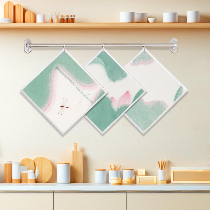 6PCS Cleaning Dishcloths Reusable Kitchen Dish Towels Ink Wash Lotus Leaf Print Dishcloth Absorbent Lint Free Cloth Washable Duster Rags Tea Towels J148-B 3Pcs
6PCS Cleaning Dishcloths Reusable Kitchen Dish Towels Ink Wash Lotus Leaf Print Dishcloth Absorbent Lint Free Cloth Washable Duster Rags Tea Towels J148-B 3Pcs