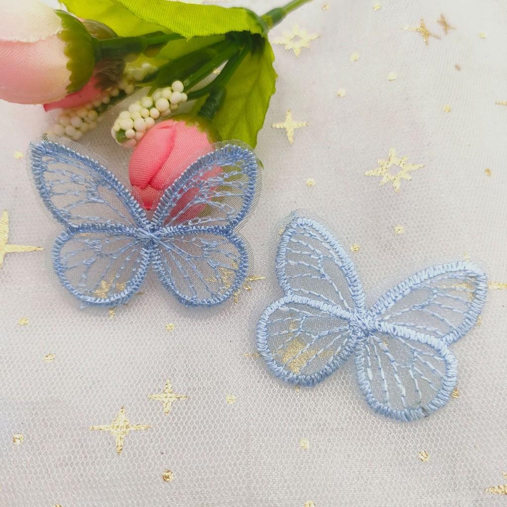 10/20PCS 4.5*3.5cm Embroidered Mesh Butterfly Cloth Patches Appliques for Clothes Sewing Supplies DIY Hair Clip Accessories 10PCS синій
10/20PCS 4.5*3.5cm Embroidered Mesh Butterfly Cloth Patches Appliques for Clothes Sewing Supplies DIY Hair Clip Accessories 10PCS синій