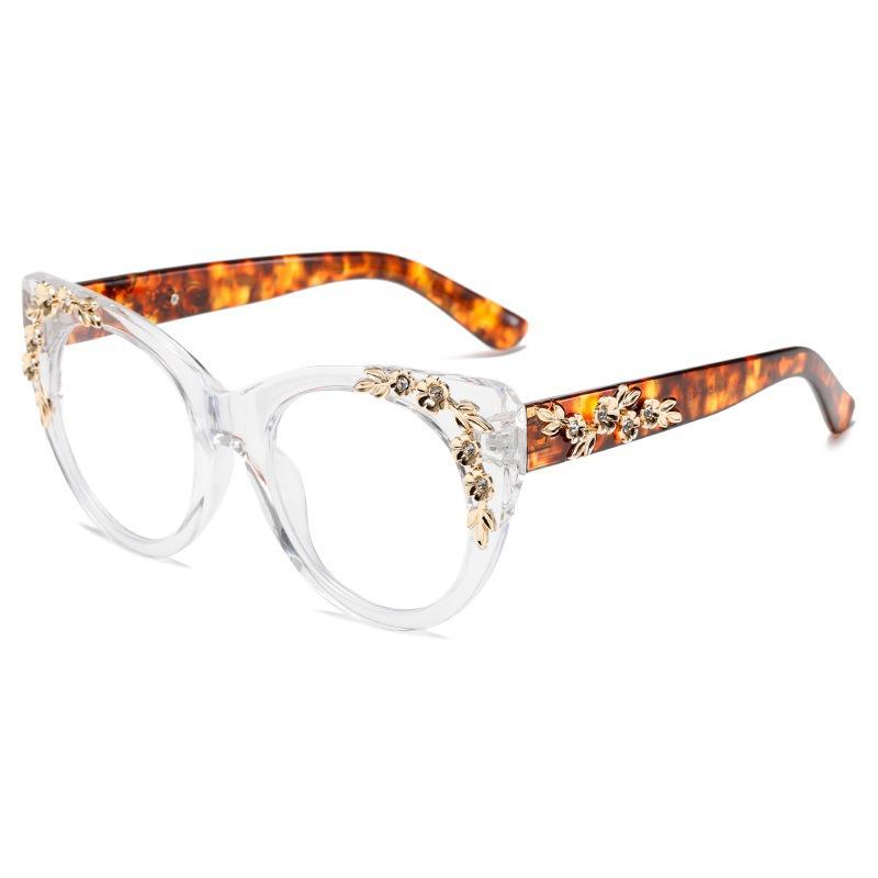 6806 Floral Diamond Tortoiseshell Frame Anti-Blue Cat Glasses Frame Female European Trend Cat Frame High Definition Reading Glasses anti-blue light + 50 degree reading glasses
6806 Floral Diamond Tortoiseshell Frame Anti-Blue Cat Glasses Frame Female European Trend Cat Frame High Definition Reading Glasses anti-blue light + 50 degree reading glasses