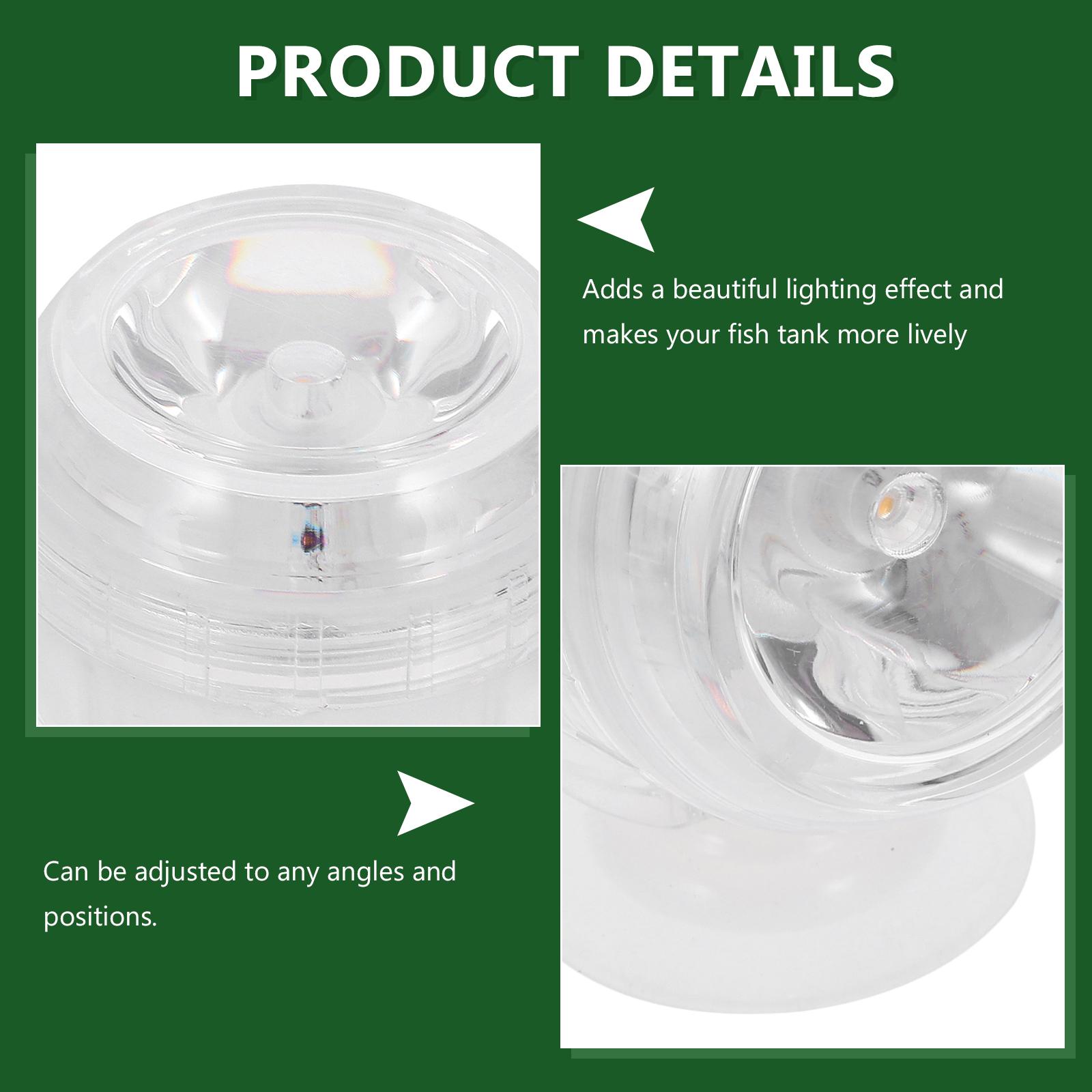 Waterproof LED Spotlight for Aquarium 360 Angle Adjustment Convex Lens Submersible Light Fish Tank Decorative Lamp for Pool Vase EU Plug
Waterproof LED Spotlight for Aquarium 360 Angle Adjustment Convex Lens Submersible Light Fish Tank Decorative Lamp for Pool Vase EU Plug