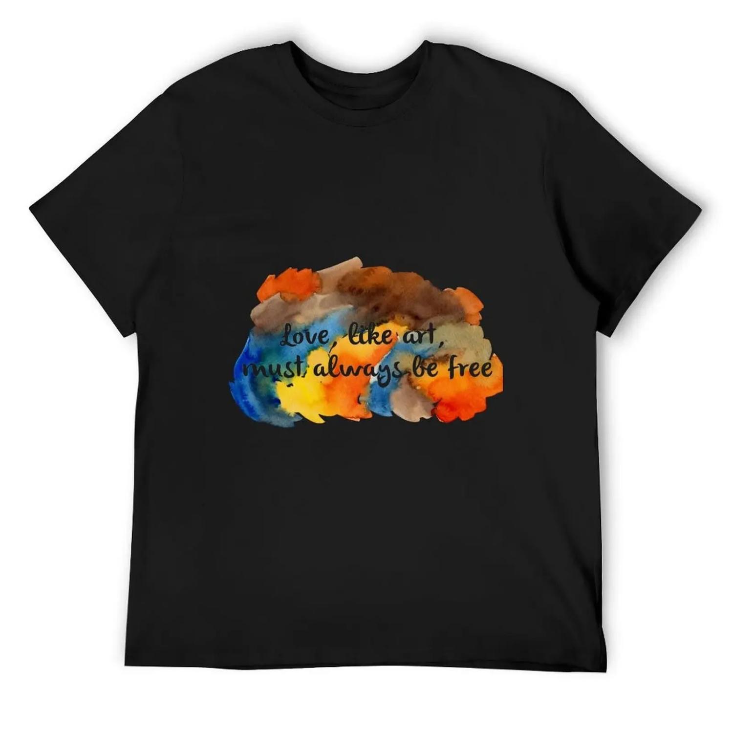 Love, like art, must always be free T-Shirt street wear korean fashion customs customs design your own men clothes XXXXXL чорний
Love, like art, must always be free T-Shirt street wear korean fashion customs customs design your own men clothes XXXXXL чорний