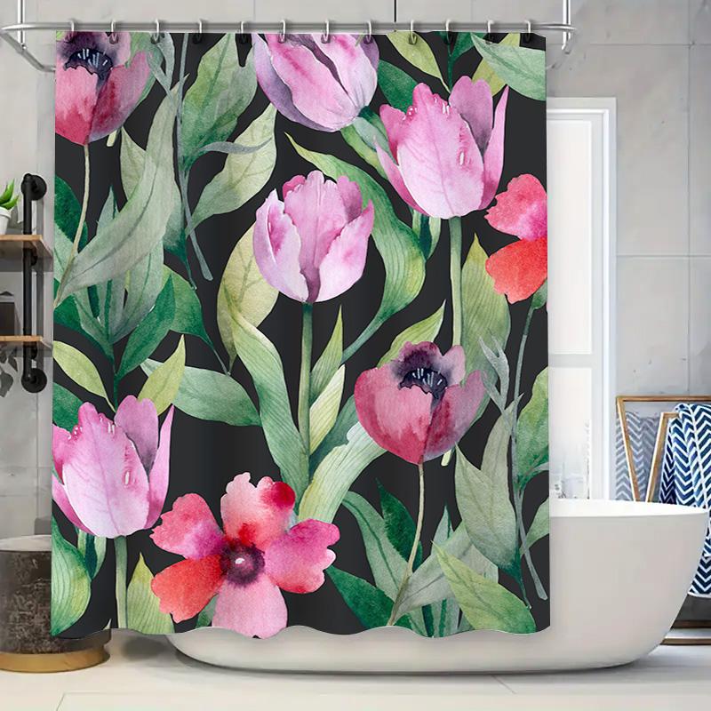 Blue Purple Starfish Printed Shower Curtain For Bathroom Decor Pink Fabric Waterproof Bath Mat Set With Rings (L) W60H190(CM)-1 Pcs
Blue Purple Starfish Printed Shower Curtain For Bathroom Decor Pink Fabric Waterproof Bath Mat Set With Rings (L) W60H190(CM)-1 Pcs