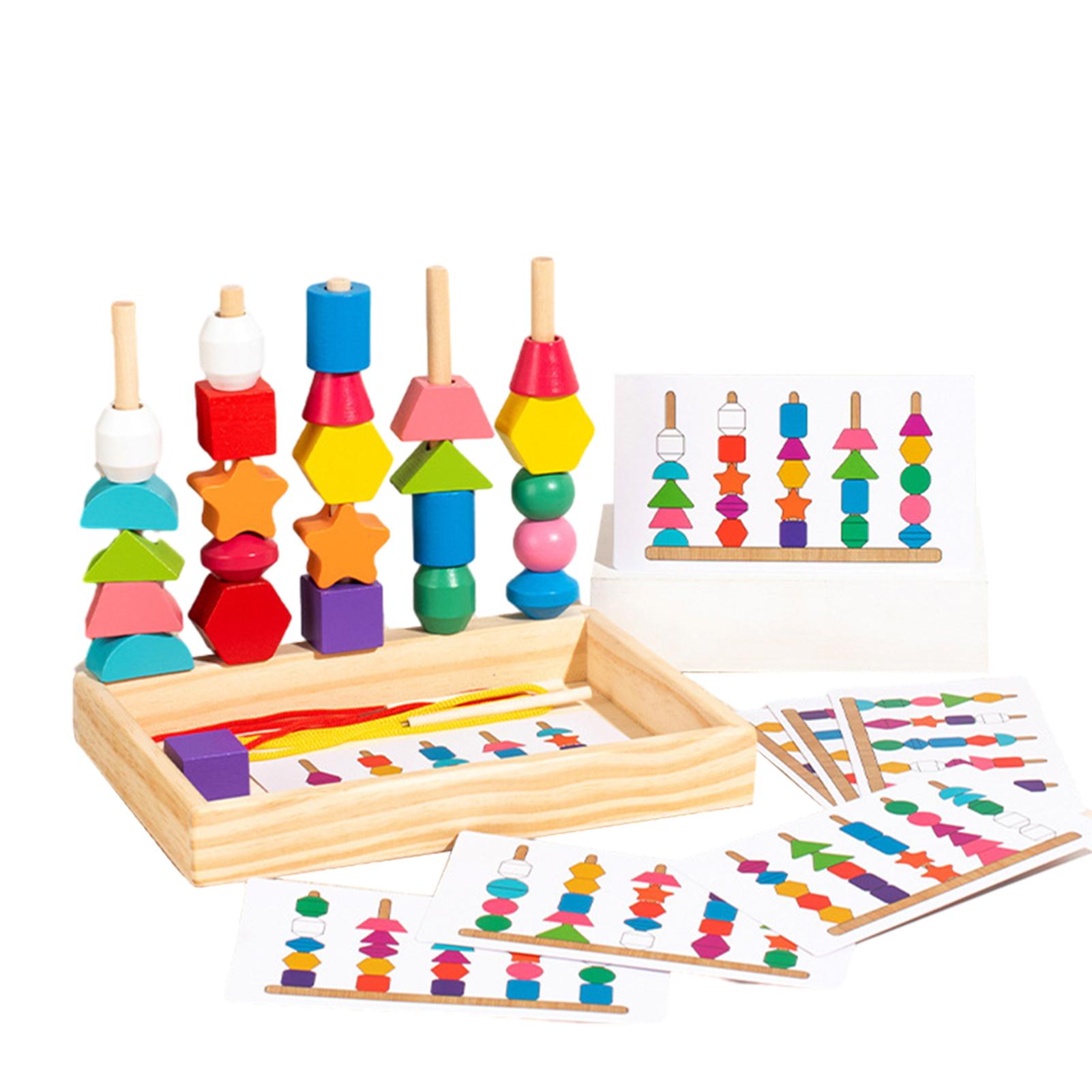 Wooden Beads Geometric Matching Toy Set For Kid Early Educational Playthings Kids Party Favor Toy
Wooden Beads Geometric Matching Toy Set For Kid Early Educational Playthings Kids Party Favor Toy