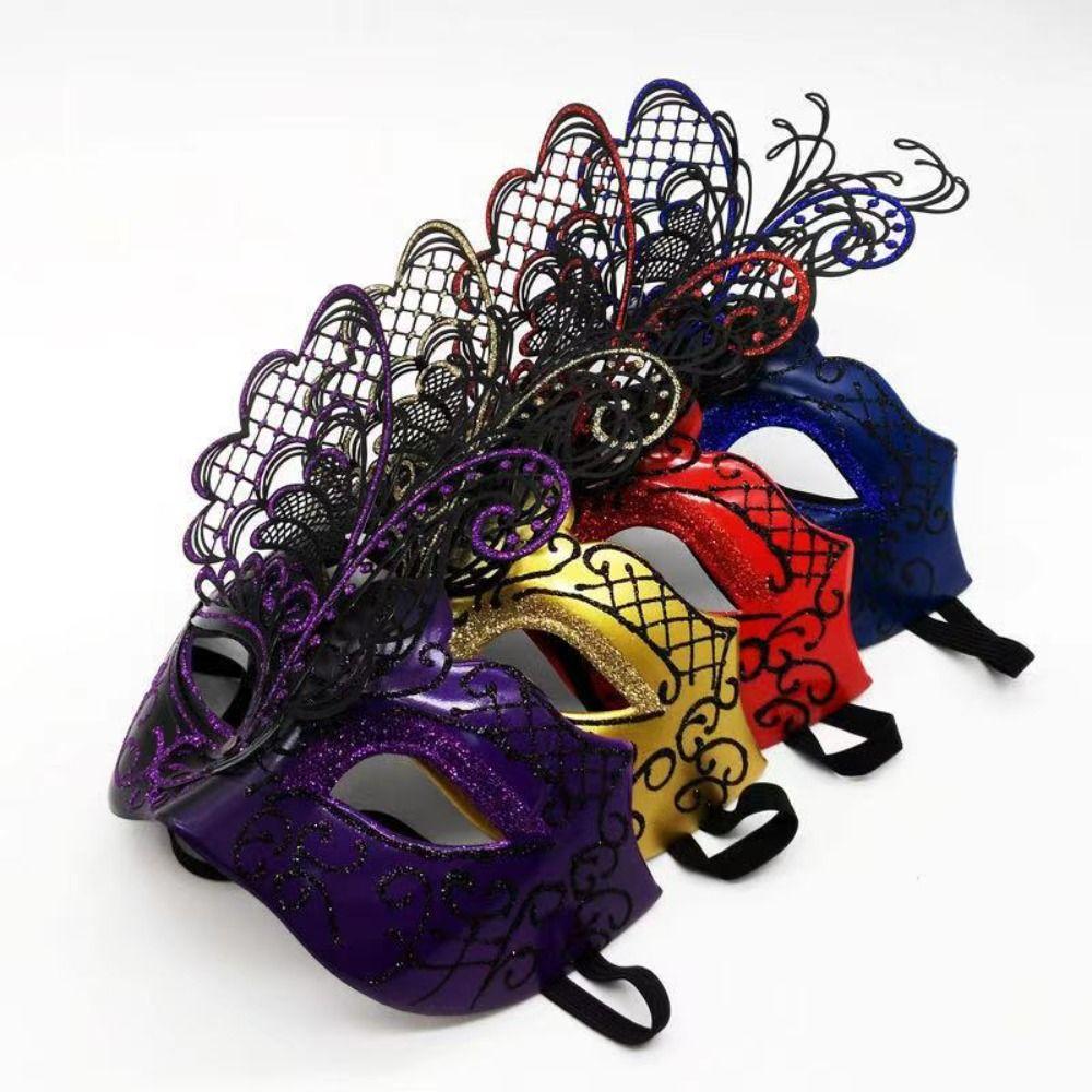 Retro Half Face Mask Beautiful Masquerade Cosplay Mask Simple Glitter Mask Carnival Costume Props фіолетовий
Retro Half Face Mask Beautiful Masquerade Cosplay Mask Simple Glitter Mask Carnival Costume Props фіолетовий