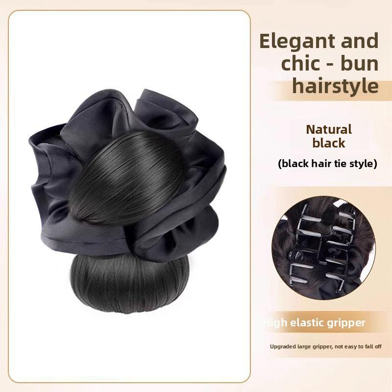 High temperature silk hair band fluffy wigs hair grab clip wig Hair Bun wigs Hair claw чёрный
High temperature silk hair band fluffy wigs hair grab clip wig Hair Bun wigs Hair claw чёрный