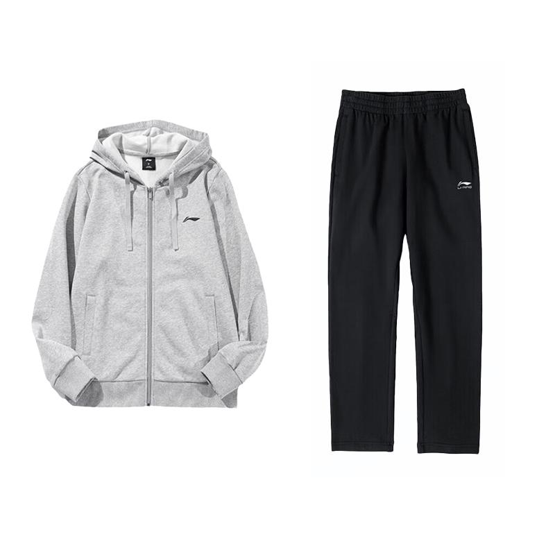 Li-Ning Minimalist Brand Logo Hooded Long Sleeve Comfortable Versatile Drawstring Pants Casual Sports Suit Unisex suit YWDU343-2+AKLUA01-1 XL
Li-Ning Minimalist Brand Logo Hooded Long Sleeve Comfortable Versatile Drawstring Pants Casual Sports Suit Unisex suit YWDU343-2+AKLUA01-1 XL