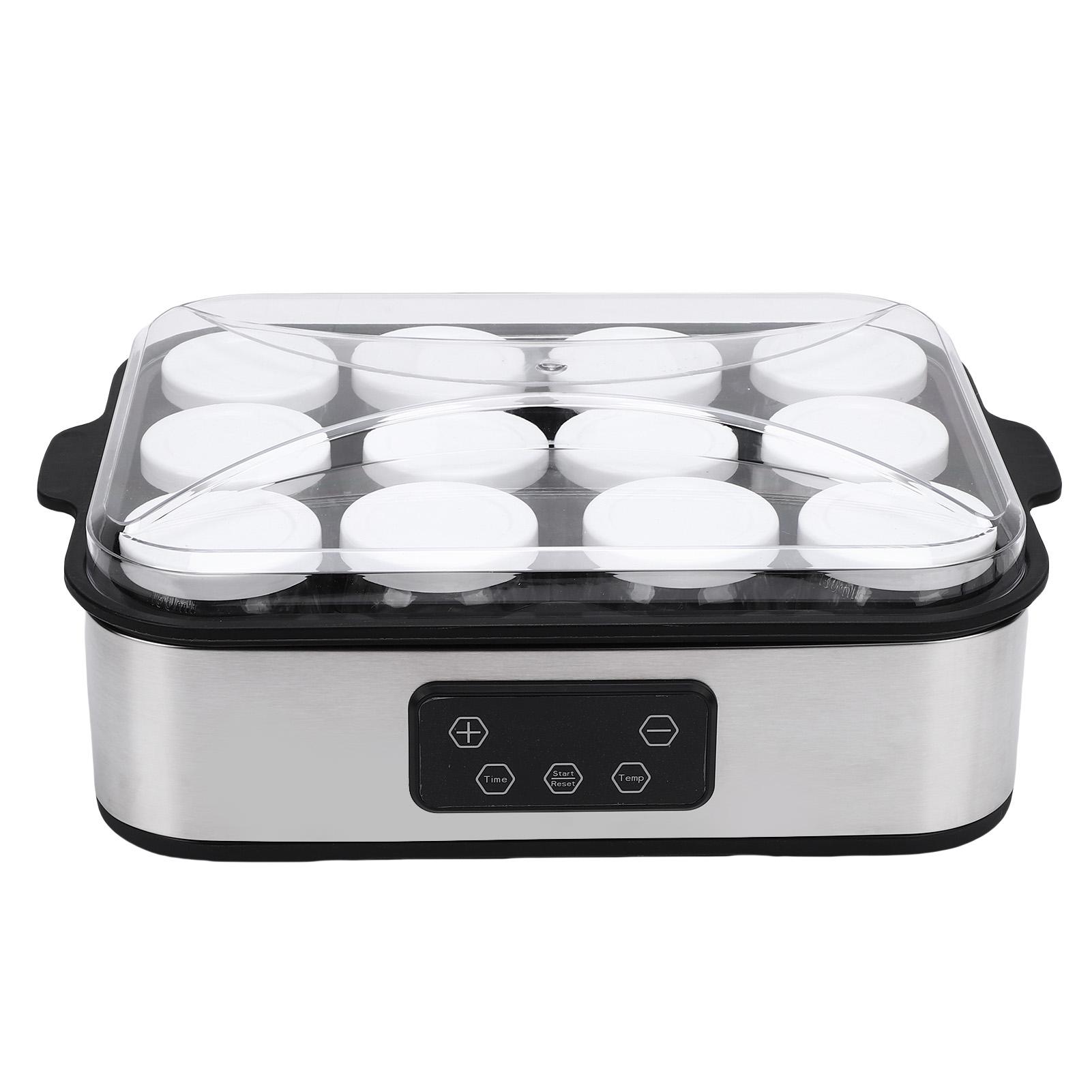 Электрическая машина для приготовления йогурта 0 48-часовой таймер Автоматическая машина для приготовления йогурта Постоянная температура с 12 шт. чашек по 180 мл L
Электрическая машина для приготовления йогурта 0 48-часовой таймер Автоматическая машина для приготовления йогурта Постоянная температура с 12 шт. чашек по 180 мл L