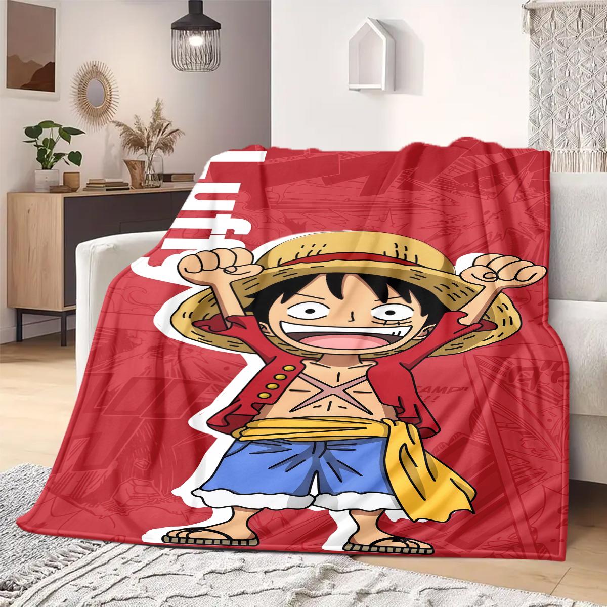 ONE PIECE Monkey D. Luffy Print Blanket Warm Comfortable Flannel Blanket Suitable for Bedrooms,Sofas, Beds,Chairs -QIAO106 75x90cm
ONE PIECE Monkey D. Luffy Print Blanket Warm Comfortable Flannel Blanket Suitable for Bedrooms,Sofas, Beds,Chairs -QIAO106 75x90cm