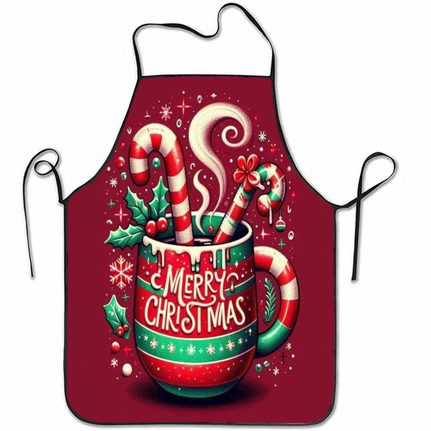 Christmas Apron with Festive Coffee Mug Design, Available in Various Sizes for Holiday Cooking 38X47cm
Christmas Apron with Festive Coffee Mug Design, Available in Various Sizes for Holiday Cooking 38X47cm