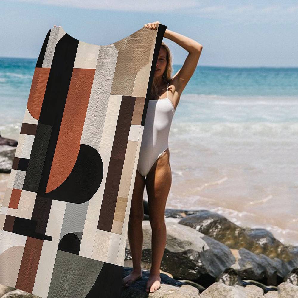 Abstract Retro Black Geometry Microfiber Beach Towel Absorbent Quick Dry Soft Yoga Swimming Resort Mountain Climbing Towel W30*H60(CM)
Abstract Retro Black Geometry Microfiber Beach Towel Absorbent Quick Dry Soft Yoga Swimming Resort Mountain Climbing Towel W30*H60(CM)