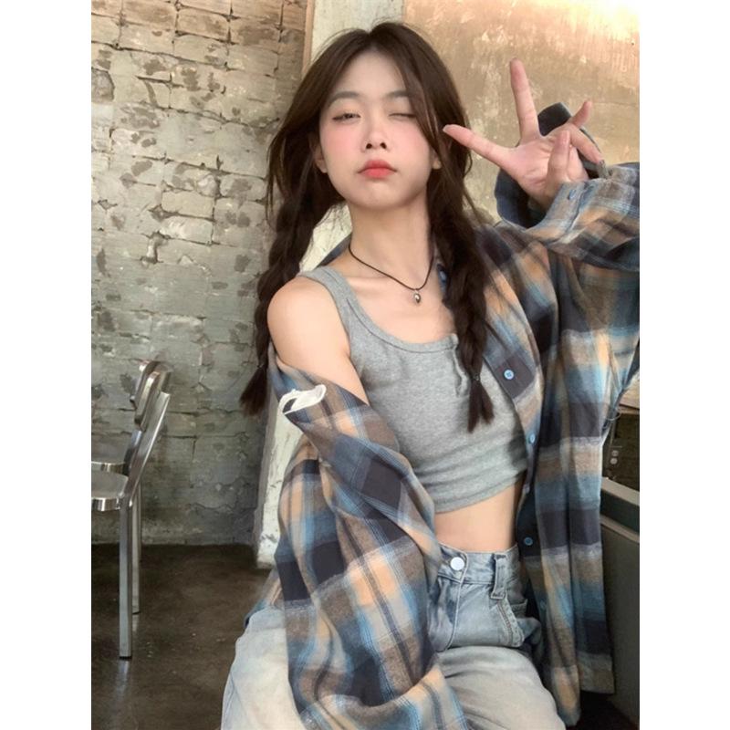 Women s Retro Colorblock Plaid Shirt - 2023 Spring/Autumn Long Sleeve Top with Unique Design 5XL
Women s Retro Colorblock Plaid Shirt - 2023 Spring/Autumn Long Sleeve Top with Unique Design 5XL