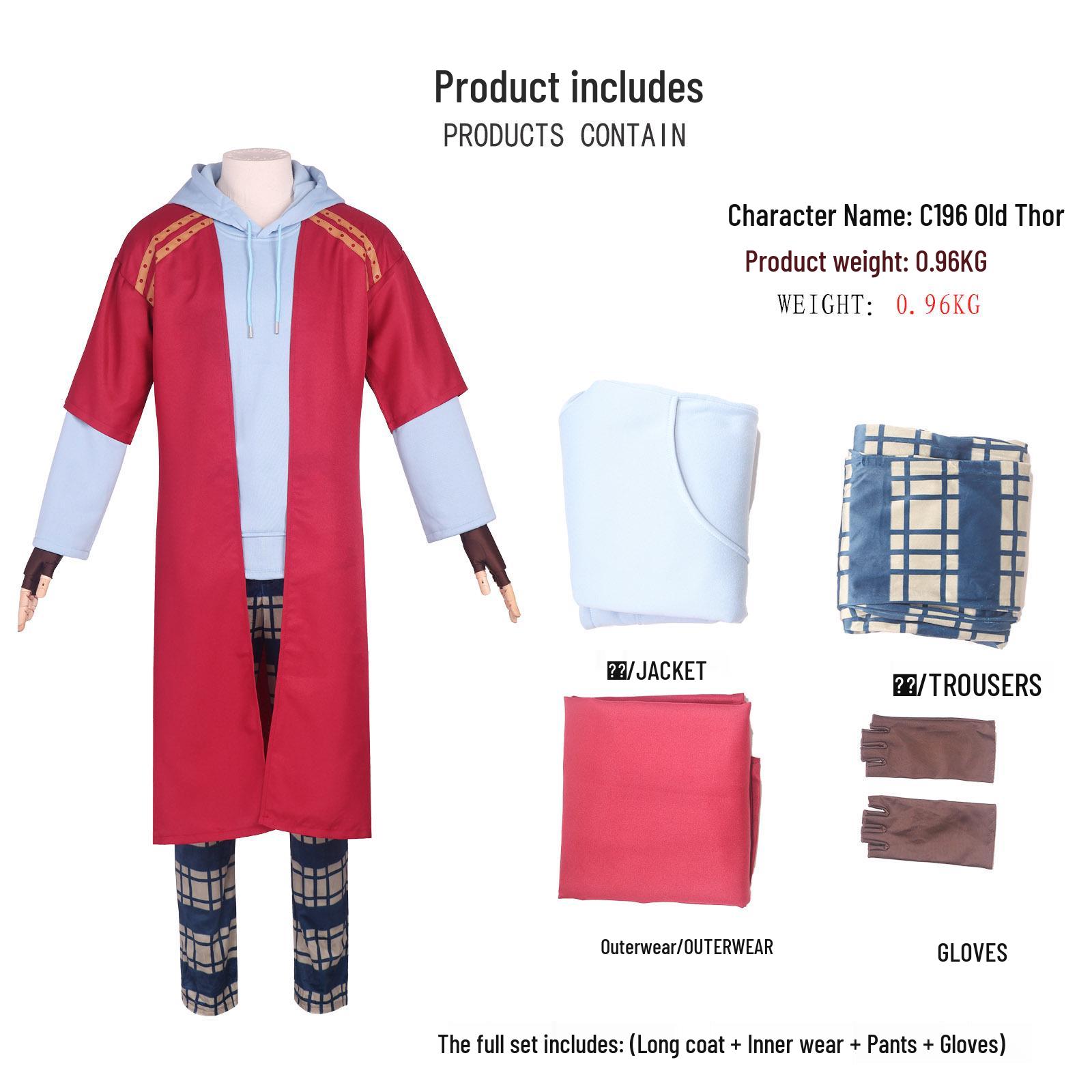 Thor God of Thunder Cosplay Costume - Avengers Endgame Halloween Performance Outfit M
Thor God of Thunder Cosplay Costume - Avengers Endgame Halloween Performance Outfit M