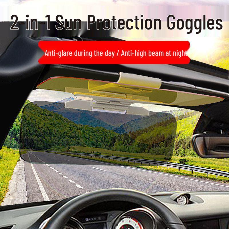 Universal 2-in-1 Car Sun Visor & Anti-Glare Goggles for Day and Night
Universal 2-in-1 Car Sun Visor & Anti-Glare Goggles for Day and Night