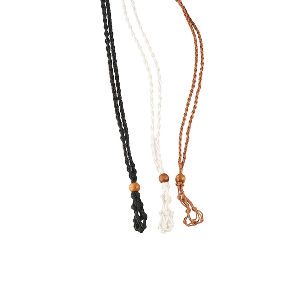 Handmade Braided Necklace Retro style Crystal Stone Pendant Necklace Net bag necklace Gifts білий
Handmade Braided Necklace Retro style Crystal Stone Pendant Necklace Net bag necklace Gifts білий