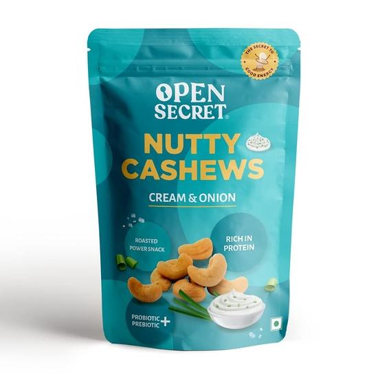 Open Secret 100% Натуральный Премиальный Кешью со вкусом Сметаны и Лука 135 г Упаковка из 2 шт. | Цельный Хрустящий Соленый Кешью | Премиальные орехи Кешью
Open Secret 100% Натуральный Премиальный Кешью со вкусом Сметаны и Лука 135 г Упаковка из 2 шт. | Цельный Хрустящий Соленый Кешью | Премиальные орехи Кешью