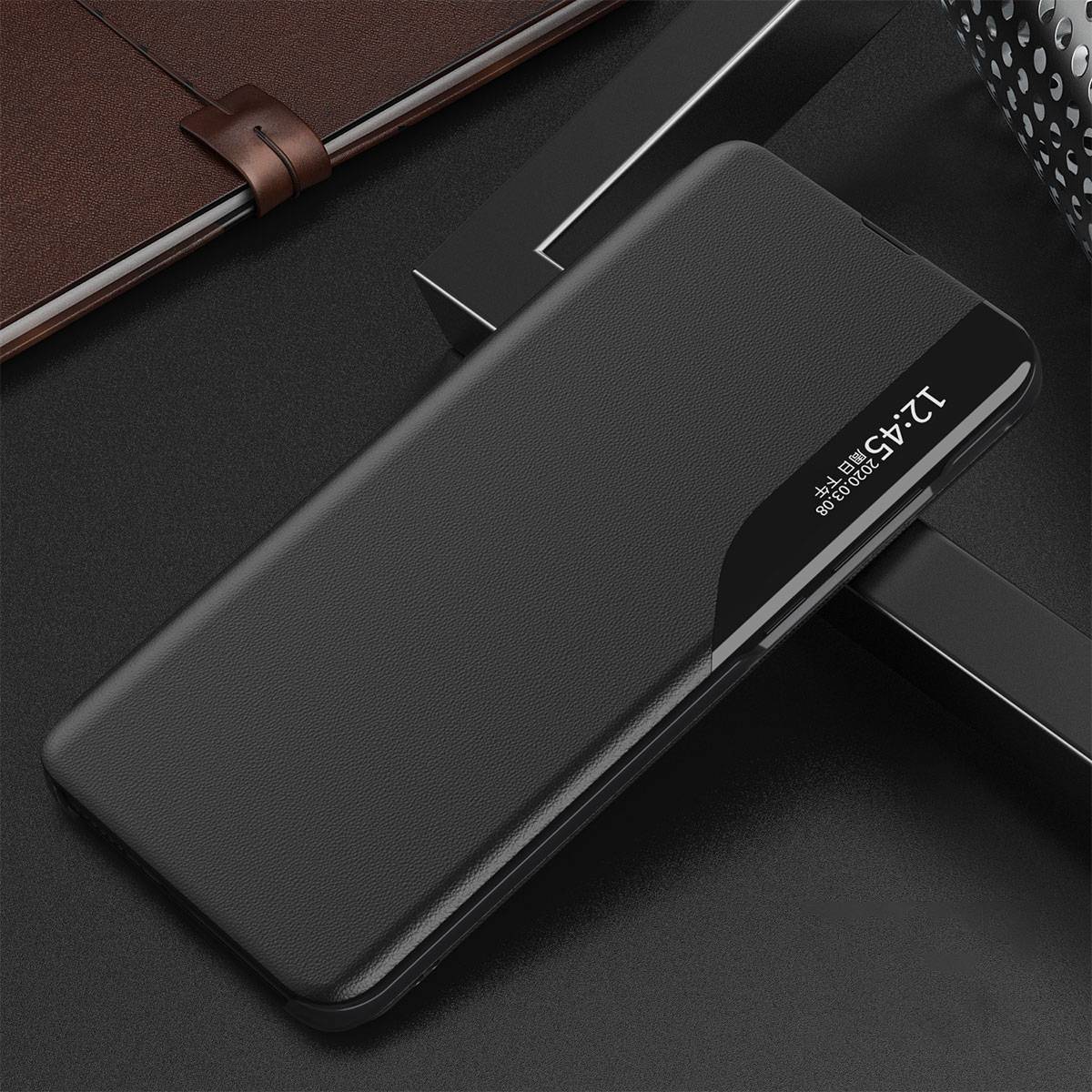 For iPhone 14 Plus 6.7 inch Clear View Window Anti-shock Leather Phone Case Stand Anti-wear Protector Black
For iPhone 14 Plus 6.7 inch Clear View Window Anti-shock Leather Phone Case Stand Anti-wear Protector Black