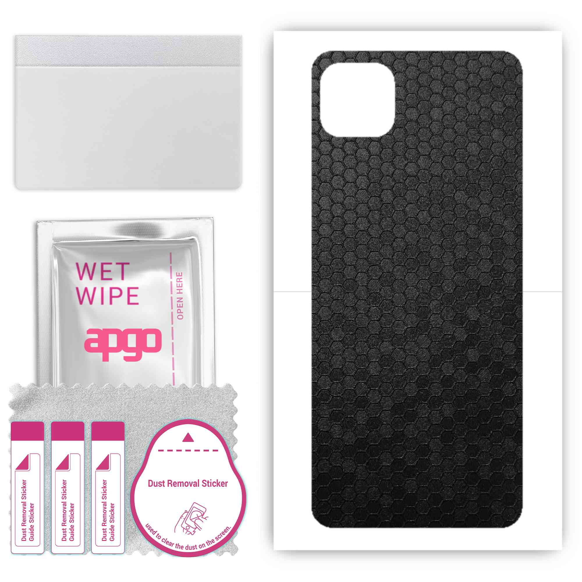 Apgo Protective Skin Sticker для задньої панелі, сумісний із Samsung Galaxy A22 5G, Wrap Film, Foil, Vinyl - Pattern Black Honeycomb
Apgo Protective Skin Sticker для задньої панелі, сумісний із Samsung Galaxy A22 5G, Wrap Film, Foil, Vinyl - Pattern Black Honeycomb