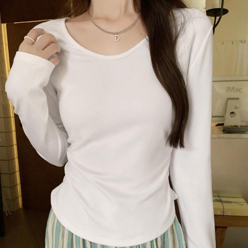 Temperamental V-Neck Women s Solid Color Long Sleeve T-Shirt – Spring & Autumn Waist-Ruched Base Layer Medium жёлтый
Temperamental V-Neck Women s Solid Color Long Sleeve T-Shirt – Spring & Autumn Waist-Ruched Base Layer Medium жёлтый