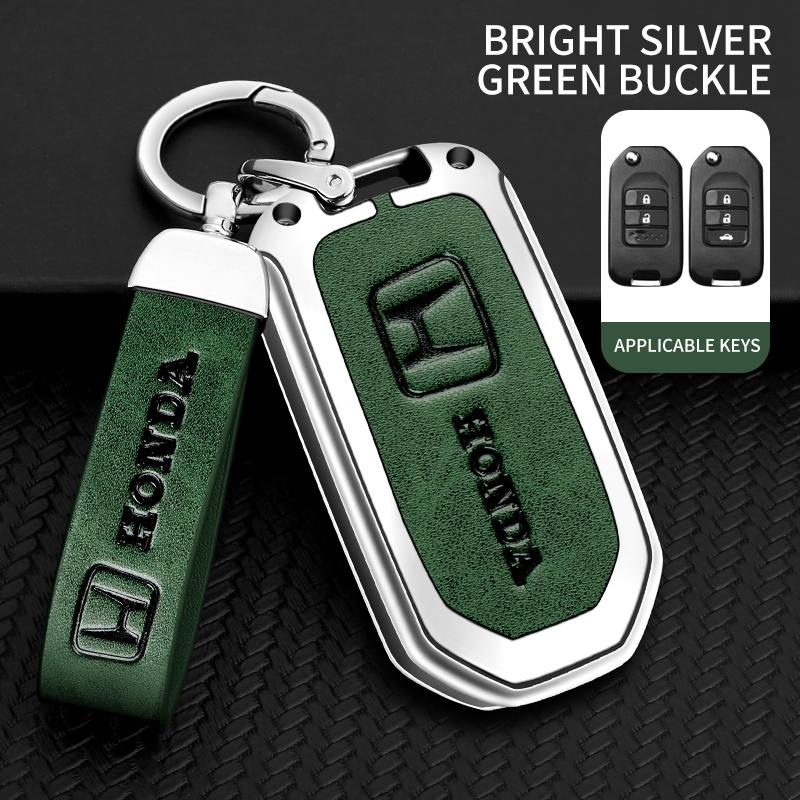 Zinc Alloy Leather Car Key Case Cover For Honda Civic Accord City Odyssey CR-V XR-V HR-V Vezel Jade Jazz Crider Auto Accessories
Zinc Alloy Leather Car Key Case Cover For Honda Civic Accord City Odyssey CR-V XR-V HR-V Vezel Jade Jazz Crider Auto Accessories