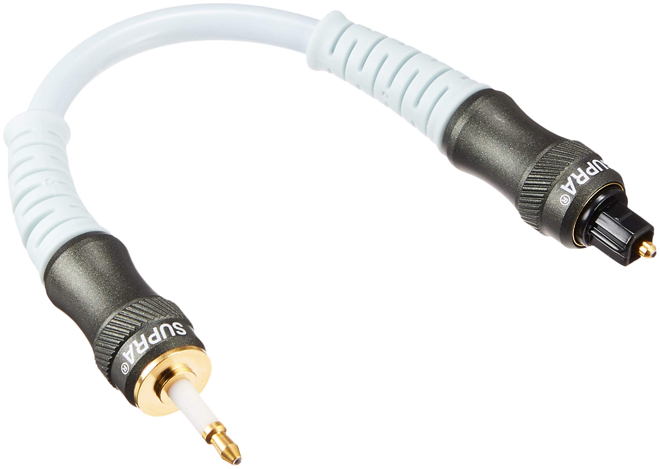 SAEC SUPRA ZAC Series Hi-Res Compatible Optical Cable, Square Type TOS Link to Optical Mini Connector, 0.15m, Single Cable, ZAC-MINTOS0.15
SAEC SUPRA ZAC Series Hi-Res Compatible Optical Cable, Square Type TOS Link to Optical Mini Connector, 0.15m, Single Cable, ZAC-MINTOS0.15