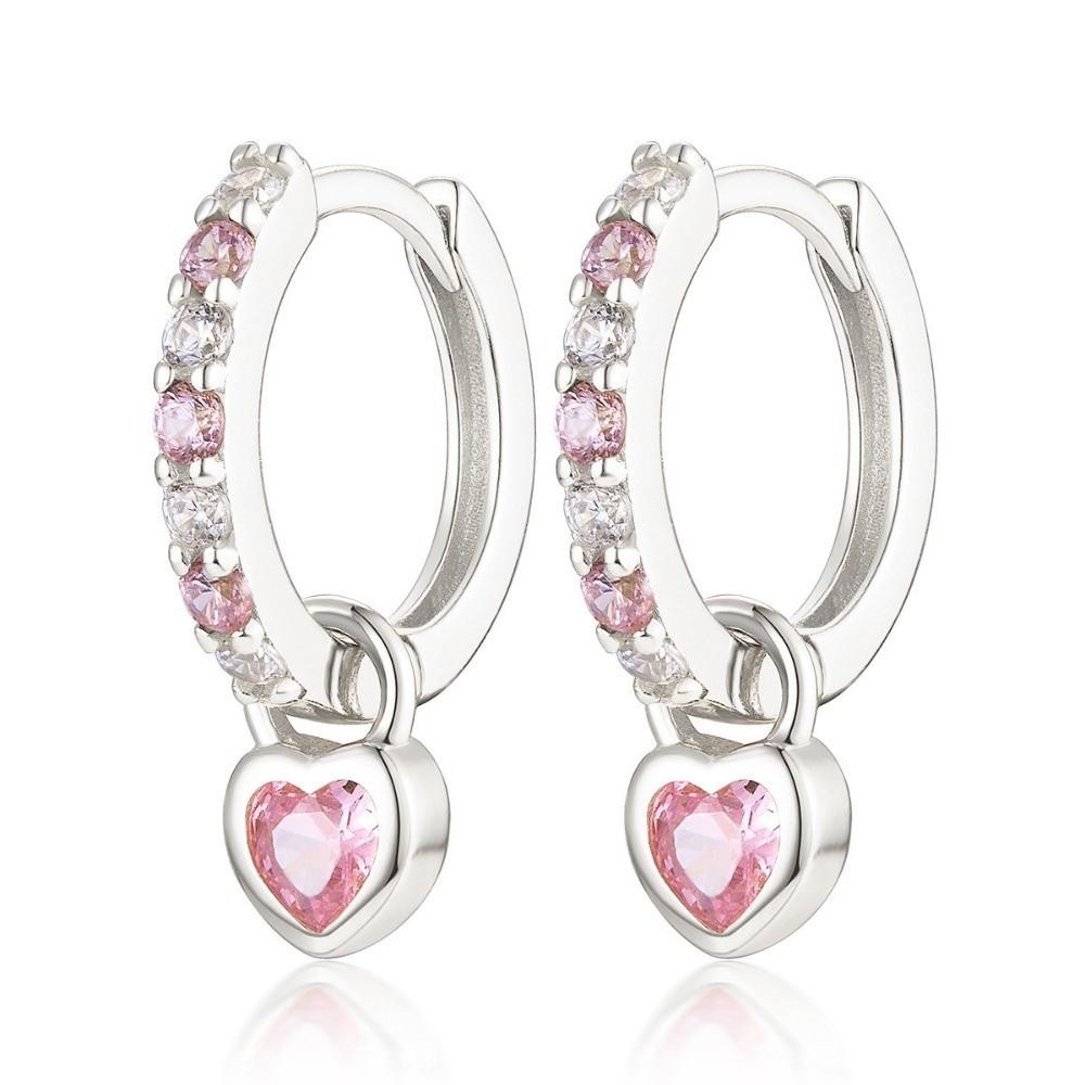 Trend Colorful Crystal Hoop Earrings Small Heart Pendant Stud Earrings Gold Plated Drop Earrings Girls Jewelry
Trend Colorful Crystal Hoop Earrings Small Heart Pendant Stud Earrings Gold Plated Drop Earrings Girls Jewelry