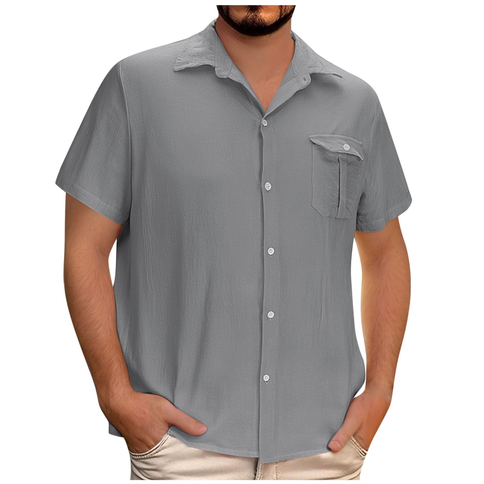 Men s Casual Short-Sleeve Collared Shirt For Spring/Summer L
Men s Casual Short-Sleeve Collared Shirt For Spring/Summer L