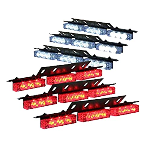 Ranzek Автомобильный предупреждающий световой сигнал аварийный стробоскоп мигающий свет 3 режима мигания 54 светодиода высокой яркости 6 шт. набор красный/белый свет
Ranzek Автомобильный предупреждающий световой сигнал аварийный стробоскоп мигающий свет 3 режима мигания 54 светодиода высокой яркости 6 шт. набор красный/белый свет