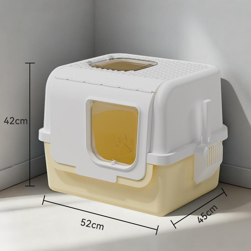Oversized Fully Enclosed Cat Litter Box Large Odor Splash Cat Toilet Top Sand Leakage Cats Bedpans with Scoop Kitten Supplies жёлтый
Oversized Fully Enclosed Cat Litter Box Large Odor Splash Cat Toilet Top Sand Leakage Cats Bedpans with Scoop Kitten Supplies жёлтый