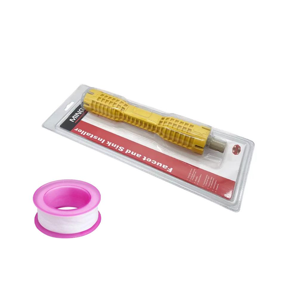 Household Plumbing Installation Tool for Bathroom Sink Water Pipe Faucet, Vegetable Basin Angle Sink Maintenance and Dis
Household Plumbing Installation Tool for Bathroom Sink Water Pipe Faucet, Vegetable Basin Angle Sink Maintenance and Dis