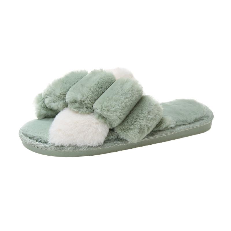 Autumn and winter fluffy slippers cross fashion plaid indoor cotton mop plush shoes flat non-slip cotton mop warm shoes 40-41 зелёный
Autumn and winter fluffy slippers cross fashion plaid indoor cotton mop plush shoes flat non-slip cotton mop warm shoes 40-41 зелёный