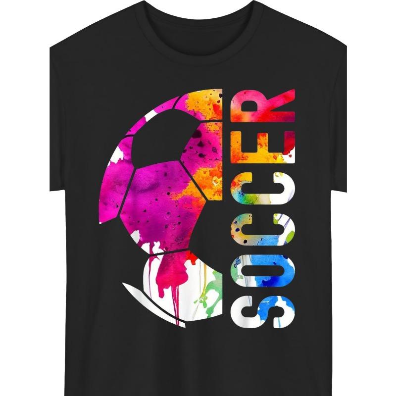 Men S T-Shirt Casual Short Sleeve Tee with Vibrant Paint Splatter Soccer Ball & SOCCER Text Design, Machine Washable, Crew Neck,Regular Fit,All-Season S чёрный
Men S T-Shirt Casual Short Sleeve Tee with Vibrant Paint Splatter Soccer Ball & SOCCER Text Design, Machine Washable, Crew Neck,Regular Fit,All-Season S чёрный