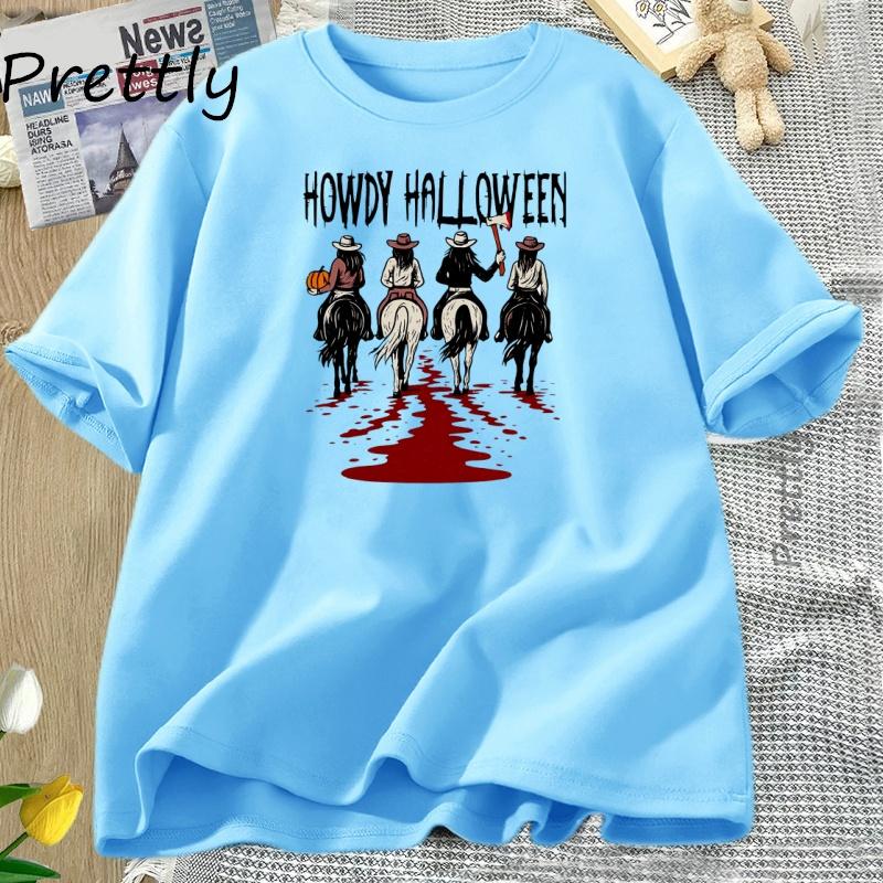 Funny Halloween Cowgirl T Shirt Casual Short Sleeve Tshirt Harajuku Vintage Howdy Spooky Cute Western Halloween Tee Shirt 4XL
Funny Halloween Cowgirl T Shirt Casual Short Sleeve Tshirt Harajuku Vintage Howdy Spooky Cute Western Halloween Tee Shirt 4XL
