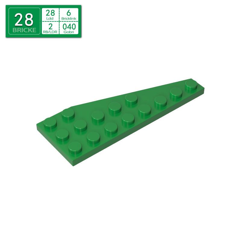 BRICKE 3x8 Left Wedge Plate Compatible with LEGO 50305 - DIY Educational Loose Bricks 20 pcs зелёный
BRICKE 3x8 Left Wedge Plate Compatible with LEGO 50305 - DIY Educational Loose Bricks 20 pcs зелёный