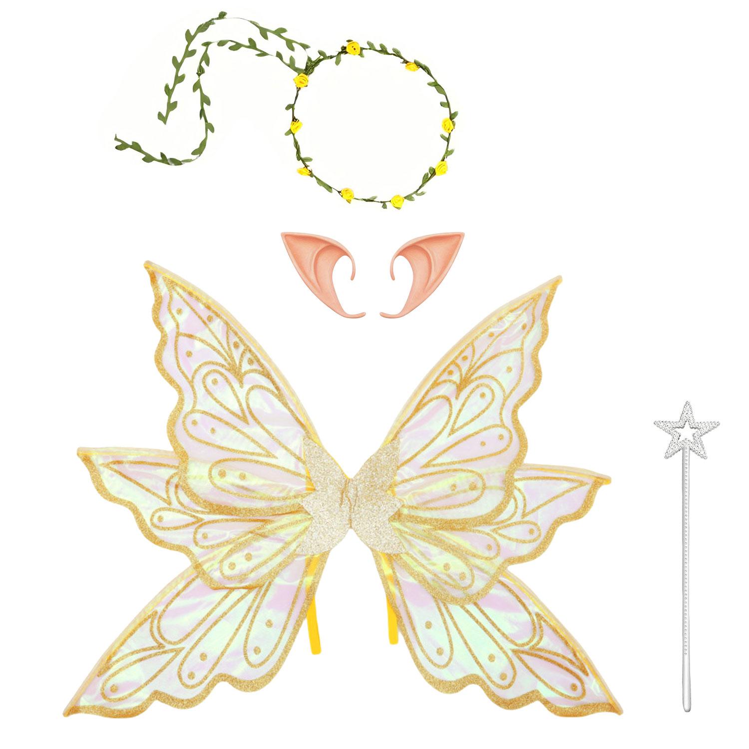 Большие золотые крылья феи для взрослых, нарядные, сверкающие, прозрачные крылья, крылья бабочки феи, костюм на Хэллоуин, крылья ангела для женщин золотой
Большие золотые крылья феи для взрослых, нарядные, сверкающие, прозрачные крылья, крылья бабочки феи, костюм на Хэллоуин, крылья ангела для женщин золотой