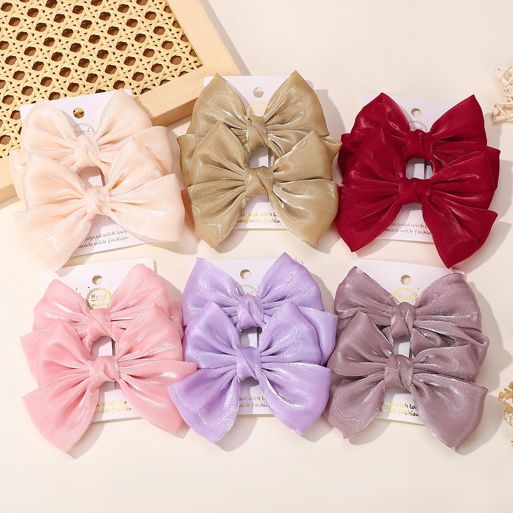 LOVEKIKI 2Pcs Girls Chiffon Hair Clips Cheer Bowknot Hairpin Kids Solid Clolor Head Clip Fashion Girls Boutique Hair Accessories
LOVEKIKI 2Pcs Girls Chiffon Hair Clips Cheer Bowknot Hairpin Kids Solid Clolor Head Clip Fashion Girls Boutique Hair Accessories