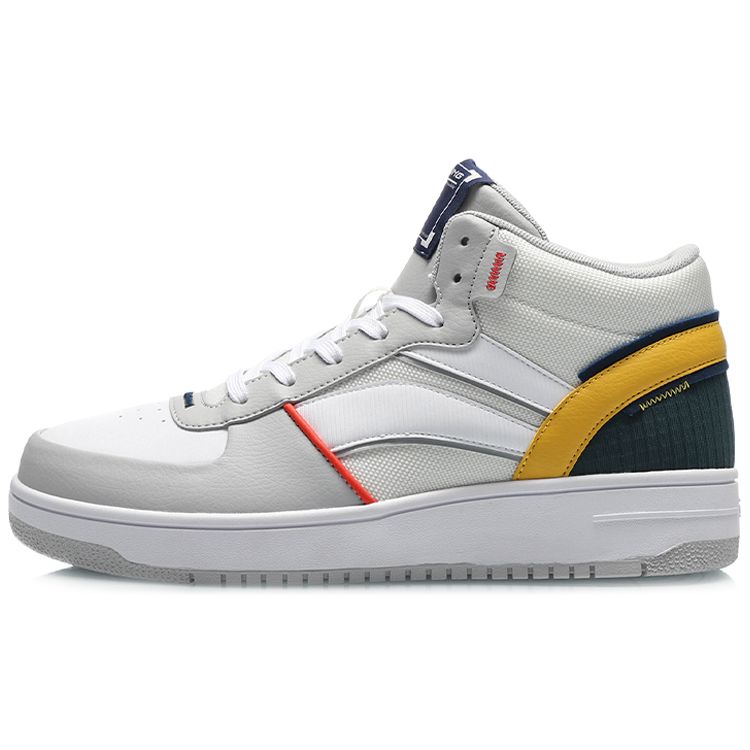 Li Ning Classic Casual Shock Absorbing Mid-Top Sneakers Men Sneakers White Gray AGCQ297-1 41
Li Ning Classic Casual Shock Absorbing Mid-Top Sneakers Men Sneakers White Gray AGCQ297-1 41
