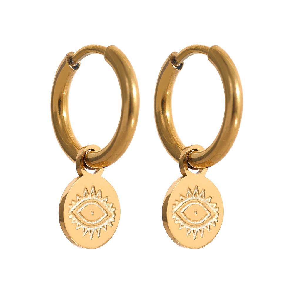 Yhpup Stainless Steel Charm Eye Heart Drop Tarnish Free Earrings Jewelry Women Chic 18k Gold Plated Des Boucles D oreilles
Yhpup Stainless Steel Charm Eye Heart Drop Tarnish Free Earrings Jewelry Women Chic 18k Gold Plated Des Boucles D oreilles