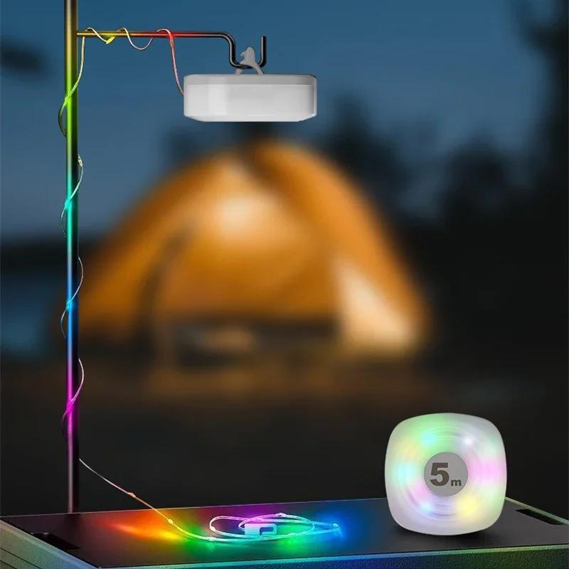 LED Camping String Light 5M Outdoor Waterproof Recyclable Portable Lamp Strip For Bedroom Atmosphere Decor Camping Tent Lighting
LED Camping String Light 5M Outdoor Waterproof Recyclable Portable Lamp Strip For Bedroom Atmosphere Decor Camping Tent Lighting