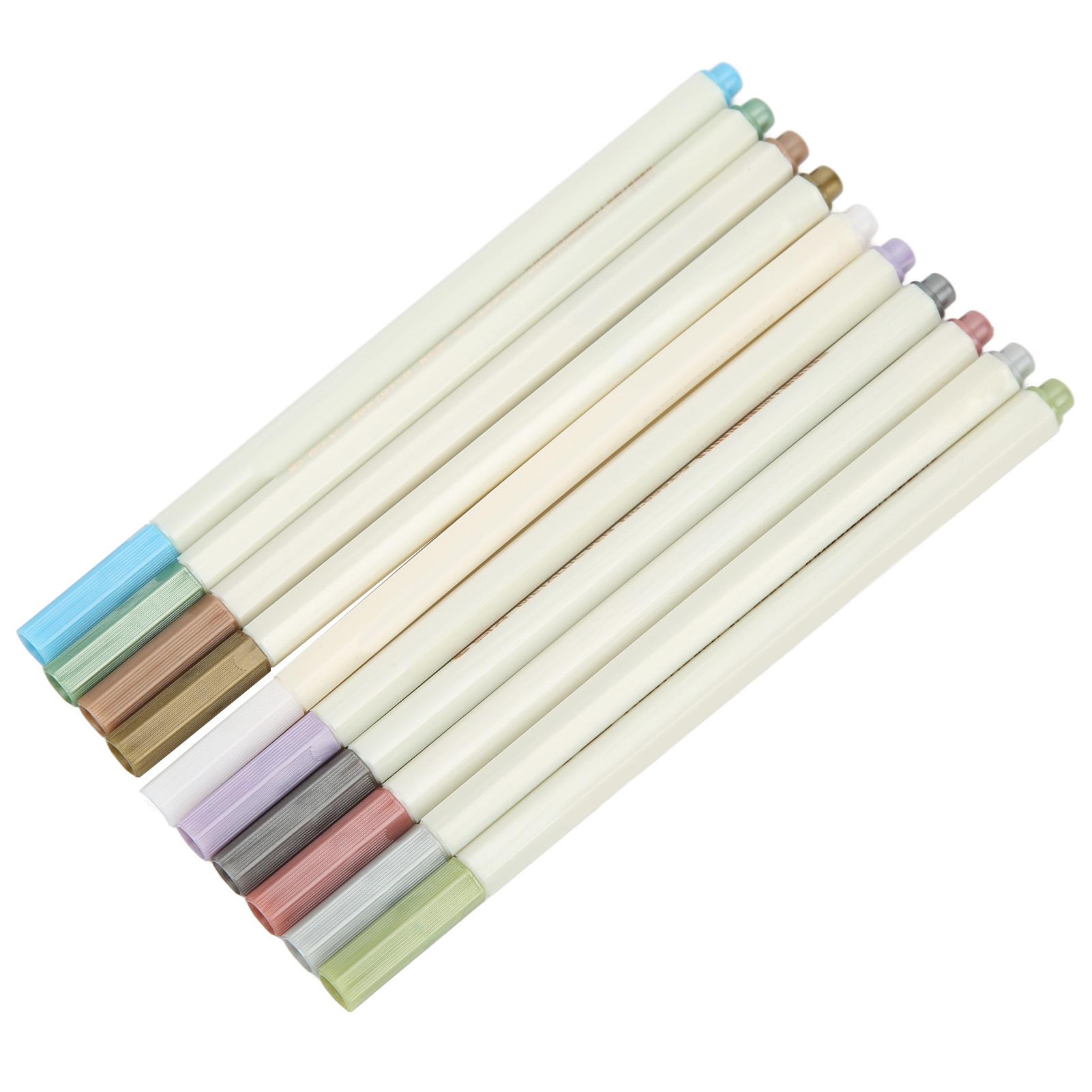 Metallic Paint Pens 10 Colors Strong Coverage Environmentally Friendly Markers for Painting Scrapbooking DIY Crafts
Metallic Paint Pens 10 Colors Strong Coverage Environmentally Friendly Markers for Painting Scrapbooking DIY Crafts