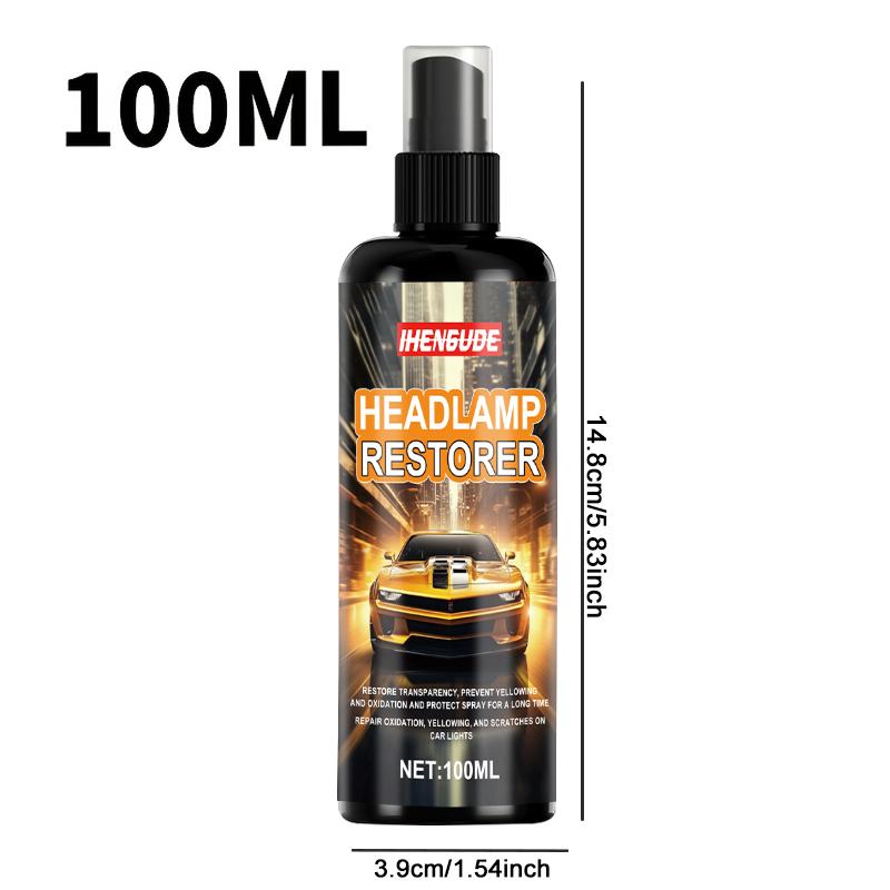 High-Intensity Car Light Restoration Kit - Restores Clarity, Prevents Yellowing and Oxidation, Long-Lasting Protective Spray, Repair
High-Intensity Car Light Restoration Kit - Restores Clarity, Prevents Yellowing and Oxidation, Long-Lasting Protective Spray, Repair