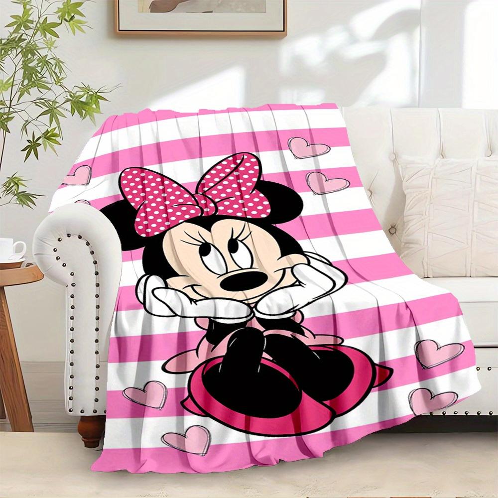 1 pc Velvet Cute Minnie Mouse Bed Throw Blanket Sofa Coverlet Gift Home Decoration Heart Pattern Pink White Stripes Cartoon Animal Design So 130x150cm
1 pc Velvet Cute Minnie Mouse Bed Throw Blanket Sofa Coverlet Gift Home Decoration Heart Pattern Pink White Stripes Cartoon Animal Design So 130x150cm