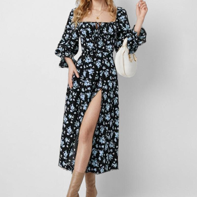 Fashion Women s Casual V-Neck Printed Midi Skirt Elastic Waist Dress L
Fashion Women s Casual V-Neck Printed Midi Skirt Elastic Waist Dress L