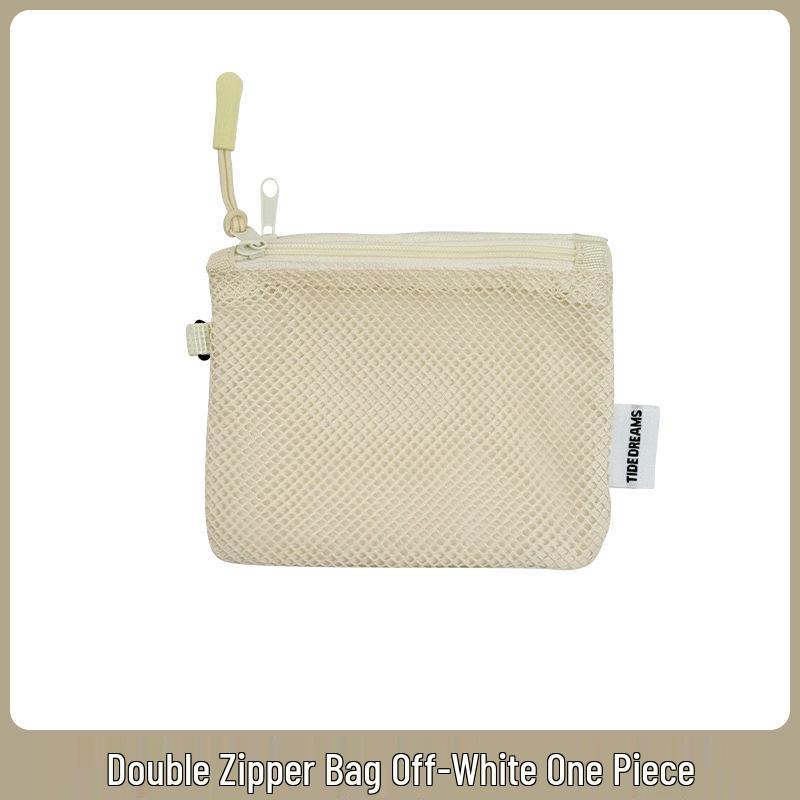 Large Recycled Polyester Double Zipper Mesh Bag - Portable Coin, Earphone, and Sundries Pouch
Large Recycled Polyester Double Zipper Mesh Bag - Portable Coin, Earphone, and Sundries Pouch