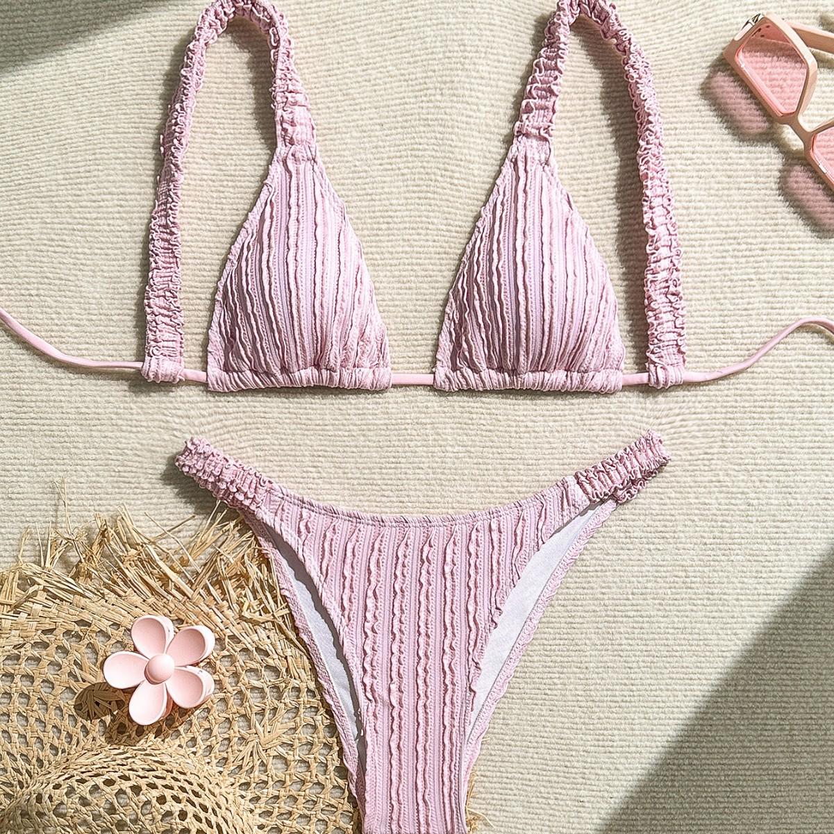 2024 European & American Solid Color Sexy Bikini Women s Swimsuit - Ins Style Beachwear S
2024 European & American Solid Color Sexy Bikini Women s Swimsuit - Ins Style Beachwear S