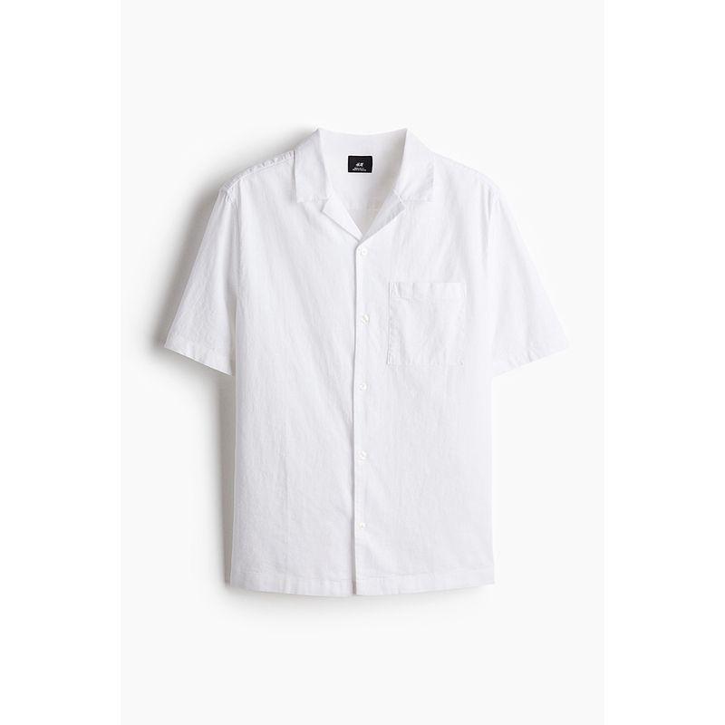 Мужская рубашка с кубинским воротником HM 2025 Лето Новинка Модная рабочая одежда Льняная рубашка с коротким рукавом 1256946 White 008 175/100(M)
Мужская рубашка с кубинским воротником HM 2025 Лето Новинка Модная рабочая одежда Льняная рубашка с коротким рукавом 1256946 White 008 175/100(M)