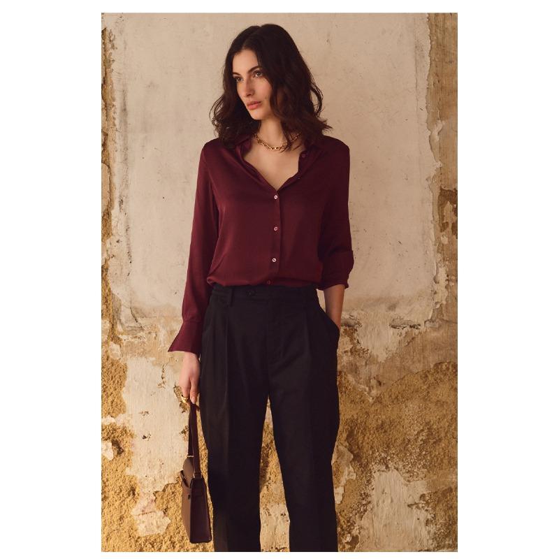 Елегантна повсякденна атласна сорочка з довгим рукавом для жінок Модна нова жіноча проста блузка великого розміру Вільні ґудзики Тонкі офісні жіночі блузки та топи 2385 S
Елегантна повсякденна атласна сорочка з довгим рукавом для жінок Модна нова жіноча проста блузка великого розміру Вільні ґудзики Тонкі офісні жіночі блузки та топи 2385 S