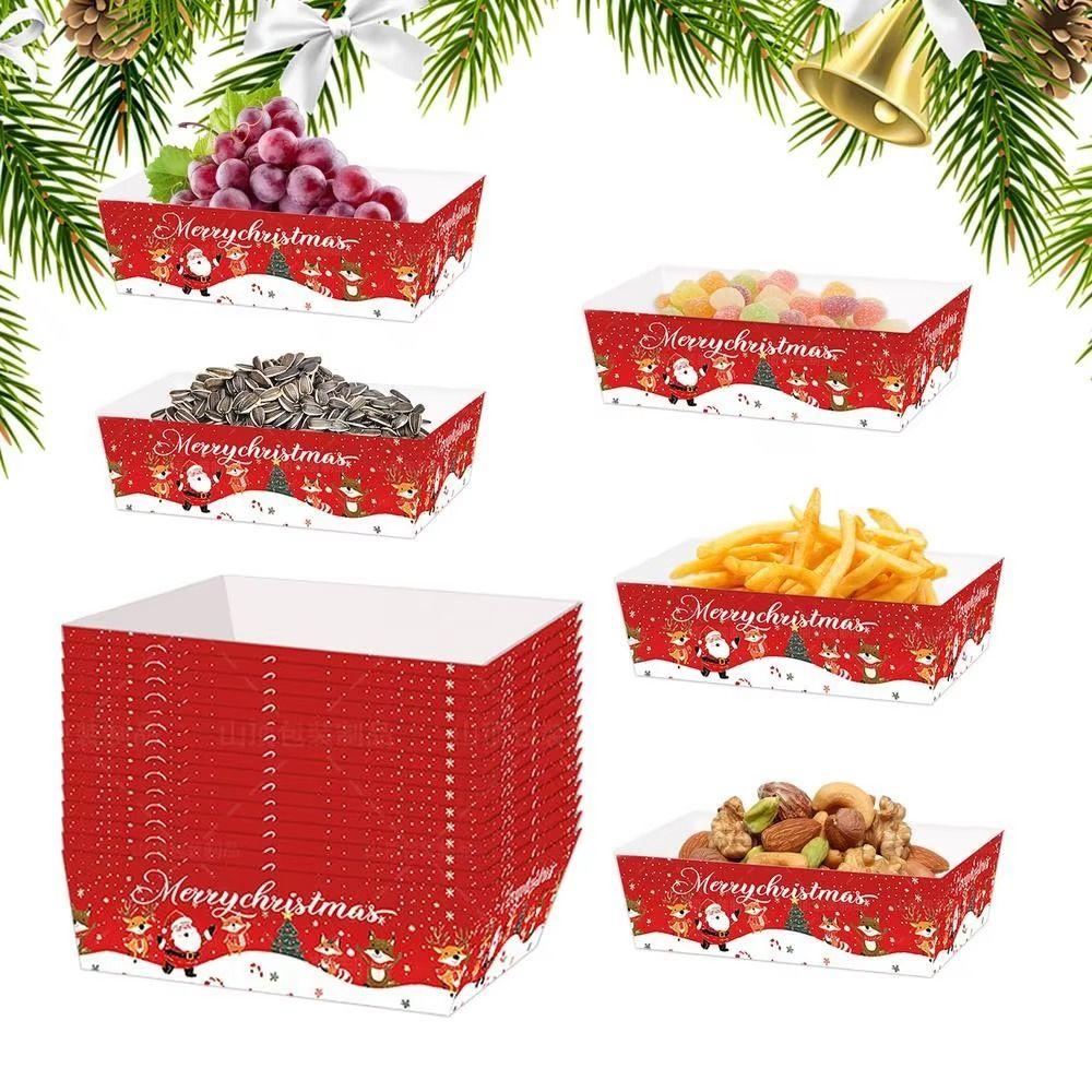 20 шт. утолщенный одноразовый бумажный лоток бумажный контейнер для еды на рождественскую вечеринку
20 шт. утолщенный одноразовый бумажный лоток бумажный контейнер для еды на рождественскую вечеринку