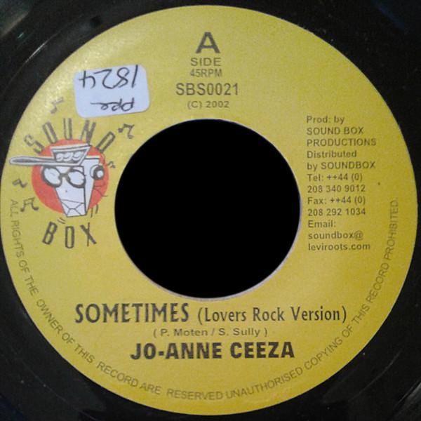7-дюймовая пластинка JOANNE CEEZA Sometimes SBS0021 Sound Box UK Регги Ска Даб Б/у
7-дюймовая пластинка JOANNE CEEZA Sometimes SBS0021 Sound Box UK Регги Ска Даб Б/у