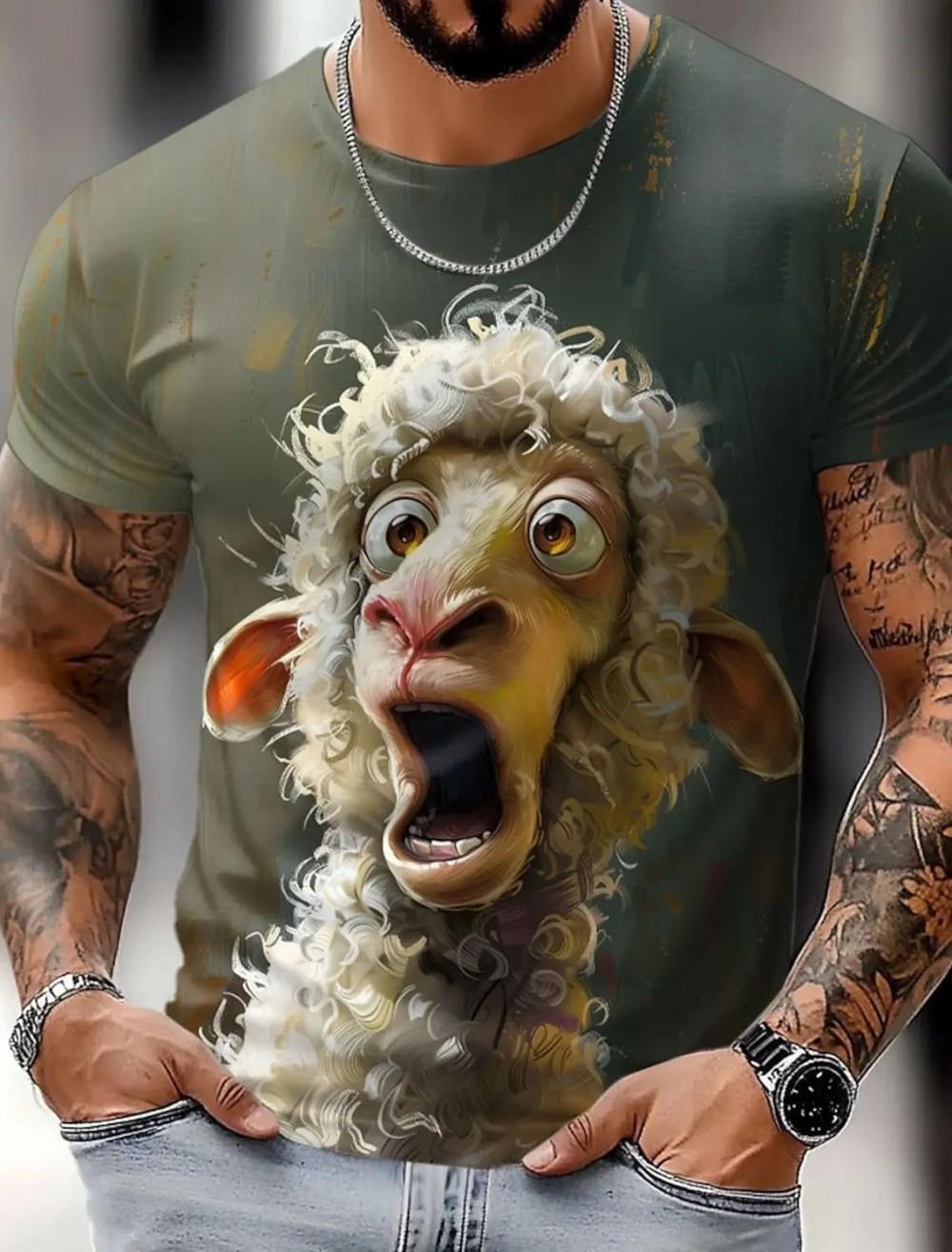 Summer Men s Fun Animal 3D Printed T-shirt with Humorous Patterns Trendy Harajuku Short Sleeved Clothing Exaggerated Designer Party Wear XL
Summer Men s Fun Animal 3D Printed T-shirt with Humorous Patterns Trendy Harajuku Short Sleeved Clothing Exaggerated Designer Party Wear XL